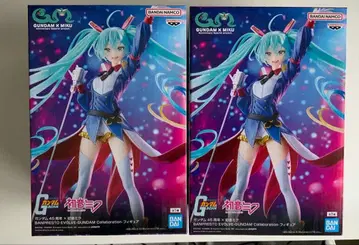 건담 하츠네 미쿠 BANPRESTO EVOLVE-GUNDAM 피규어