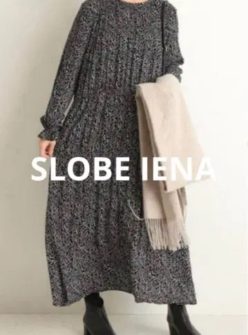 SLOBE IENA 플라워 프린트 티어드 롱 원피스