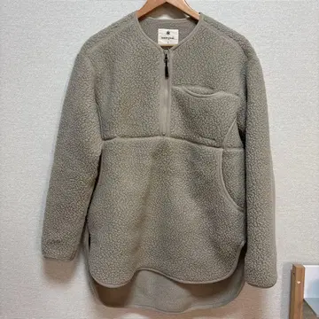 스노우피크 플리스 자켓 베이지