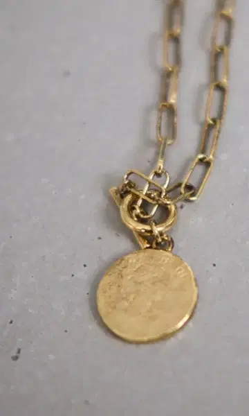 [ 새상품 ] Ungrid 언그리드/코인 목걸이