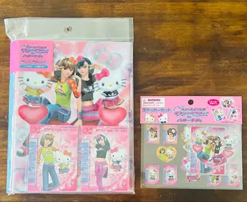 오샤레마녀 러브 and 베리 카드 파일 스티커 씰 세트 2점