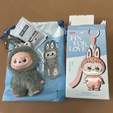 POP MART PIN FOR LOVE 봉제 인형 키링