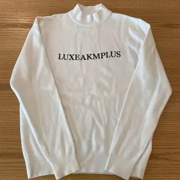 LUXEAKMPLUS 모크넥 스웨터 XL
