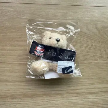 니시카와 마나 테디베어 사이타마 세이부 라이온즈 굿즈