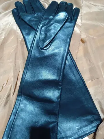 부드러운 양가죽 롱 장갑 블랙 미사용품! 무료배송!