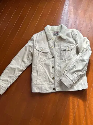 Lee 보아 카라 부착 데님 자켓