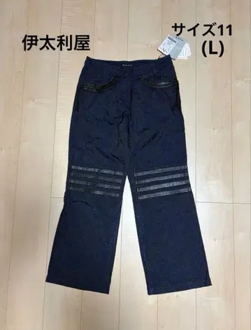 이타리야 자카드 직조 팬츠 네이비 사이즈 11 L