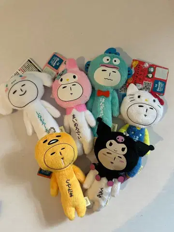 유키오 마스코트 산리오 캐릭터즈 x 유키오 6종 세트