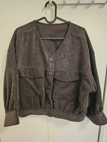 누가틴/코듀로이 노카라 자켓