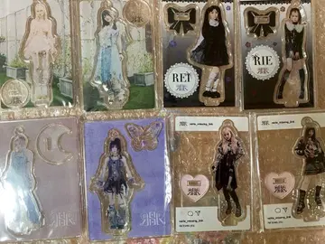 REIRIE 아크릴 스탠드 세트 금자 리에 블랙 궁 레이