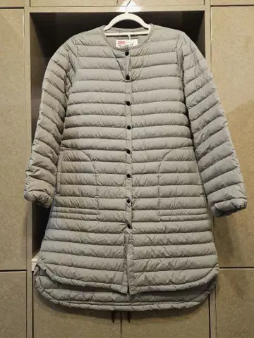 [ 미사용 새상품 ] 트래디셔널 웨더웨어 롱 다운 코트 그레이 34