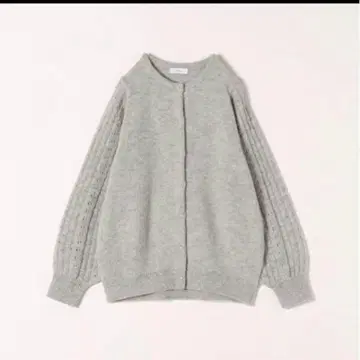 SHIPS any 니트 가디건 그레이