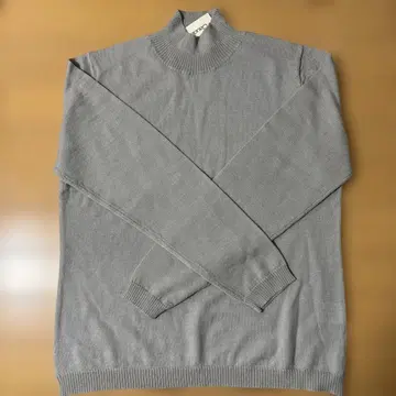 이토킨 그레이 니트 스웨터 얇은 소재 울 100%