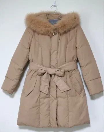 [ 31 Sons de mode ] 퍼 달린 베이지 다운