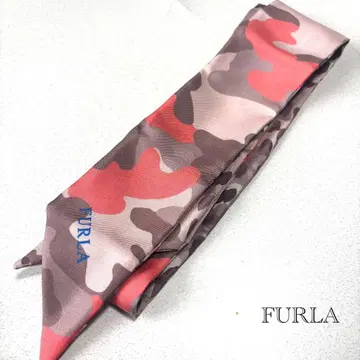 [ 미사용 새상품 ] FURLA 카모플라쥬 스카프