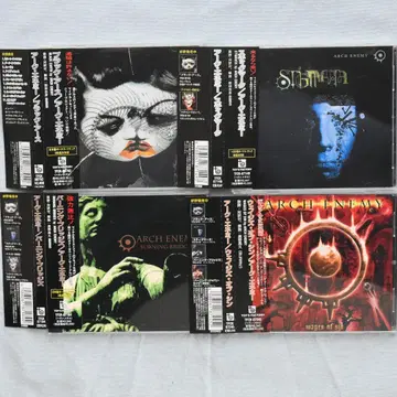 ARCH ENEMY 일본 국내반 CD 4장 세트