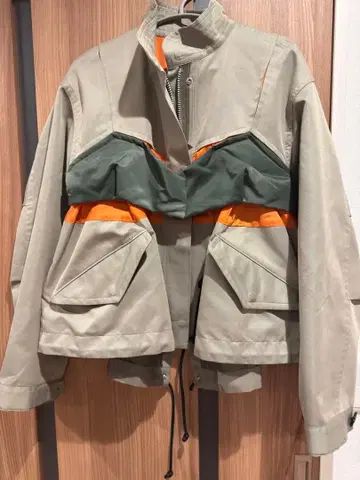 sacai 자켓 사이즈 3 베이지/그린/오렌지