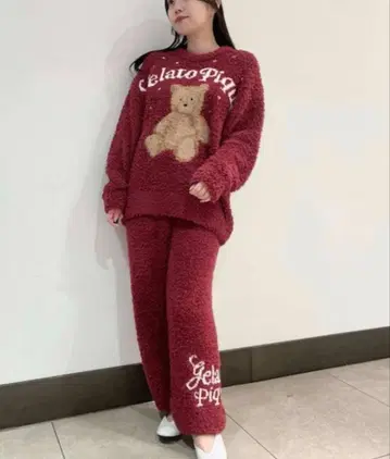 젤라또피케 스노우 베어 풀오버 & 롱 팬츠