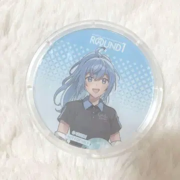 컬러풀 피치 루나 라운드 원 코스터