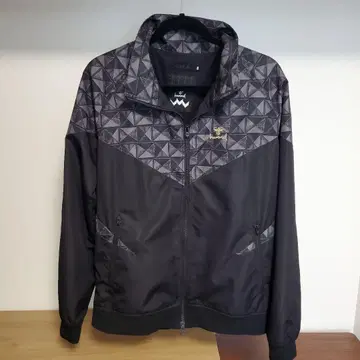 hummel 기하학 패턴 나일론 자켓 L
