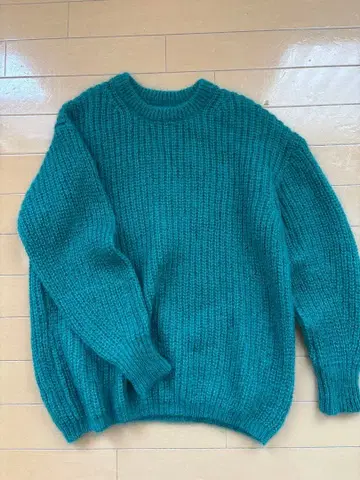 SONNYLABEL 터콰이즈 모헤어 니트 스웨터