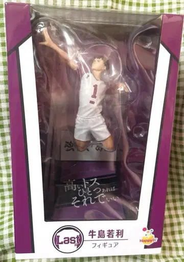 하이큐 Happy 복권 라스트 원 우시지마 와카토시 피규어 클리어 포스터