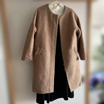 보아 소재 베이지 코트 M 사이즈 상당과 유니클로 2점 세트