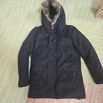 SHIPS JET BLUE 블랙 다운 자켓 S