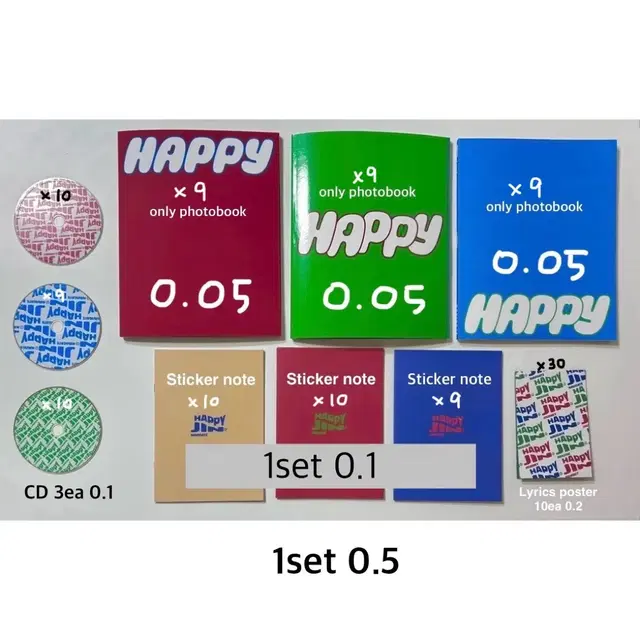 HAPPY 앨범 포토북 CD 엽서 포스터 양도 판매 진 jin 방탄bts