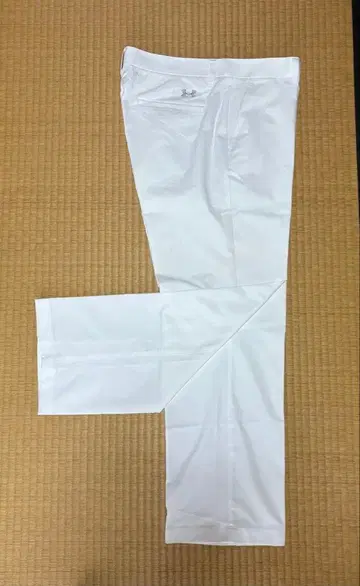 언더아머 골프 팬츠 화이트 허리 91