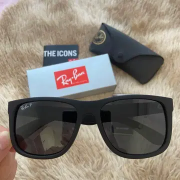 Ray-Ban 블랙 레이밴 Justin RB4165