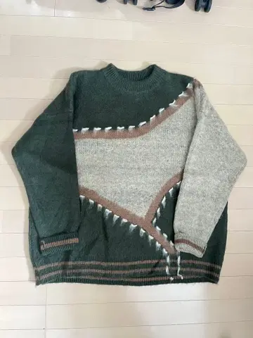 nugu/오버 사이즈 울 혼방 스웨터