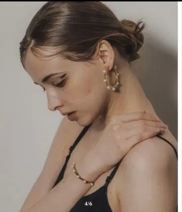 립살리스 골드 펄 뱅글 팔찌