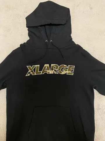 XLARGE 블랙 후드티 X-Large