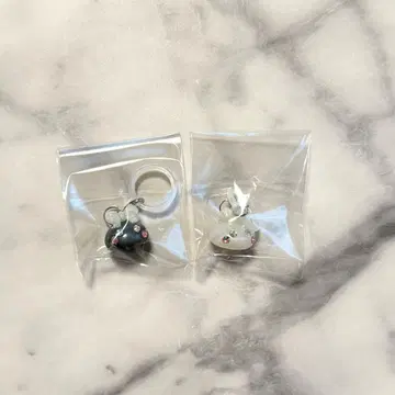 산보석 홋페짱 메지루시 액세서리 블랙 화이트