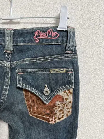 Miss Me Y2K 로우라이즈 데님 팬츠