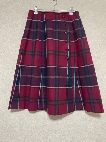 York land 체크 무늬 스커트