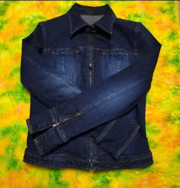 모가 다크 블루 데님 자켓