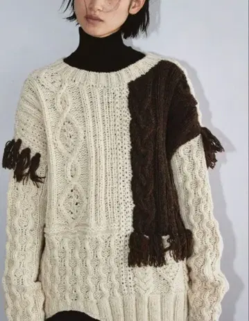 TODAYFUL 패치워크 핸드 니트