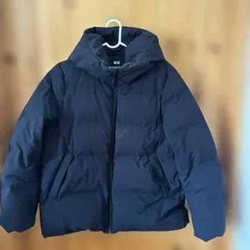 하자 있음 UNIQLO 심리스 다운 파카 L 사이즈