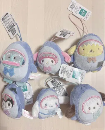 산리오 동물 인형옷 마스코트 상어 편 한교동 컴플리트