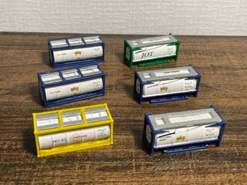 N게이지 20ft 탱크 컨테이너 데칼 부착품 묶음 판매 화물 열차 코키