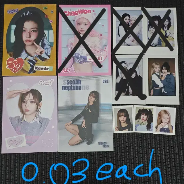 트리플에스 미소녀즈 앨범 구성품
