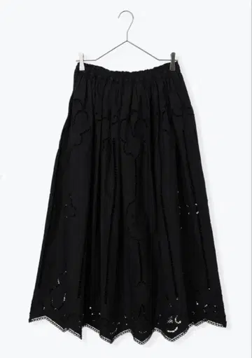 츠하루 바이 사만사 모스모스 컷워크 자수 밑단 스캘럽 스커트