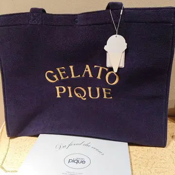 GELATO PIQUE 네이비 토트백