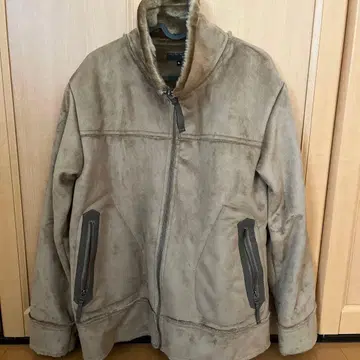 남성용 스웨이드 아우터 점퍼