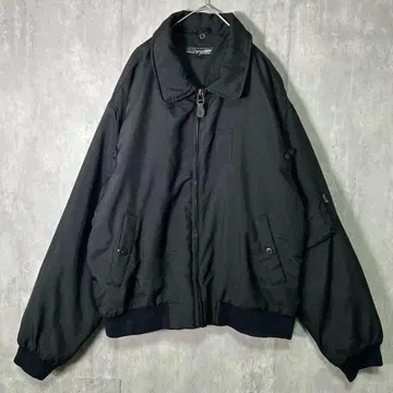 JACK & JONES MA-1 블루종 블랙 충전솜 빈티지