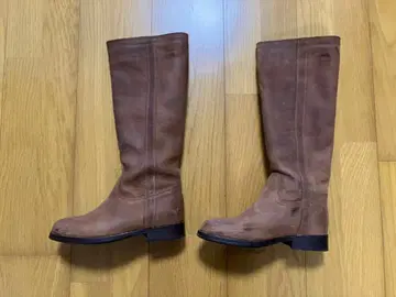 STATUS 베이지 롱 부츠 이탈리아제