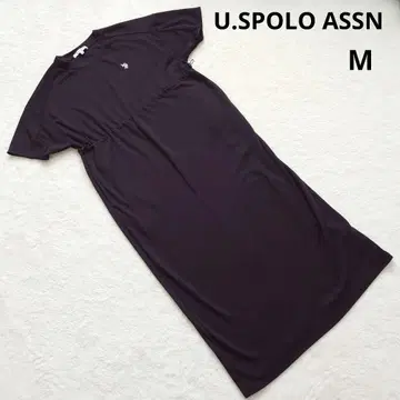 U.S. Polo Assn. 브라운 반팔 티셔츠 원피스 M