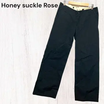 [허니서클 로즈] 스트라이프 와이드 풀렝스 팬츠 (M) 성숙한 느낌